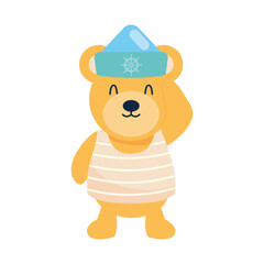 cute sailor bear