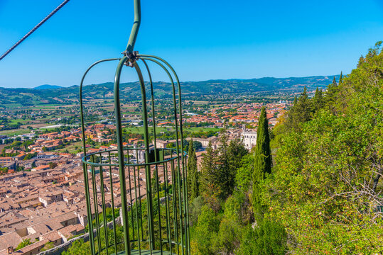 Funivia Colle Eletto in Gubbio, Italy