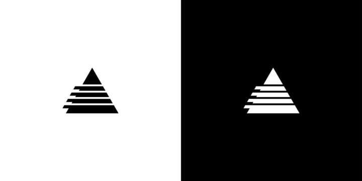 Triangle Logo In Black