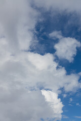 Fototapeta na wymiar Blue sky with white clouds 