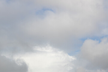 Blue sky with white clouds
