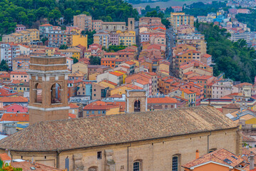 Aerial view of Italian town Ancona