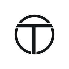 Letter T logo design