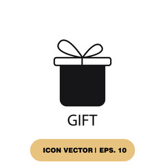 gift icons  symbol vector elements for infographic web