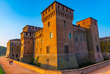 Castle of Saint George in Italian town Mantua