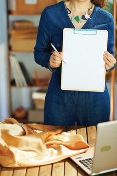 Closeup On Small Business Owner Woman In Office