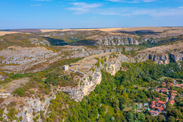 Ruins of Cherven fortress in Bulgaria