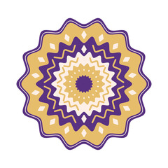 colorful mandala icon