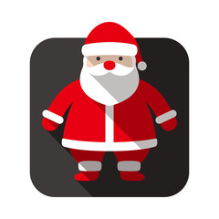 Santa Claus, simple Christmas element flat icon design