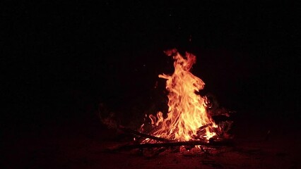 Camp Fire Flames