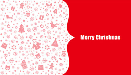 Christmas sale design for advertising, banners, leaflets and flyers, vector illustration