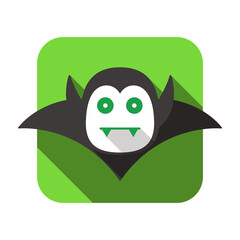 Halloween flat icon design set vector illustration