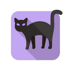 Halloween flat icon design set vector illustration