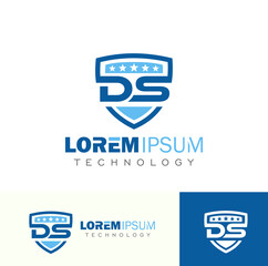 DS Letters Monogram Logo Initial Sign