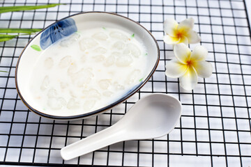 Thai gnocchi in coconut milk