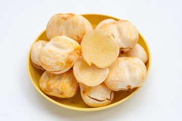 Toddy palm on white background.