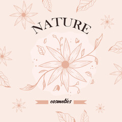 nature cosmetic poster