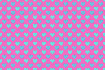 seamless light blue heart pattern glitter pattern background,cute pattern wallpaper on pink background