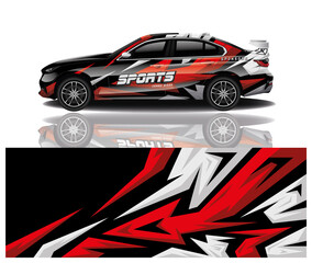 Obraz premium wrap car design template