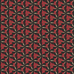 Pattern Abstract geometric colorful seamlessbackground . Psychedelic mandala, beautiful. Cross repeated squares and blocks background. Image contain certain grain or noise and soft focus.