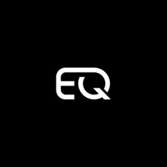 EQ letter logo vector icon illustration