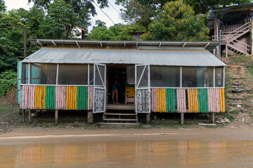 Local Restaurant in village of Sandy 
Bay Honduras 