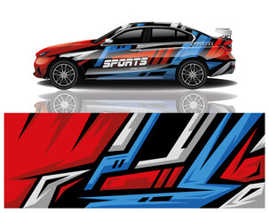 Obraz premium wrap car design template
