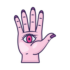 hand eye icon