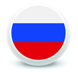 Fototapeta premium russia Flag Vector