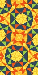 Fractodome Colorful Seamless Fractal Patterns