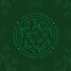 organic product emblem