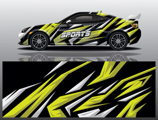 Fototapeta premium wrap car design template