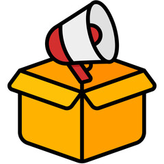 Obraz premium product outline color icon