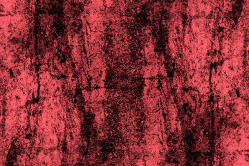 Rustic dark pink color abandoned concrete wall surface for texture background