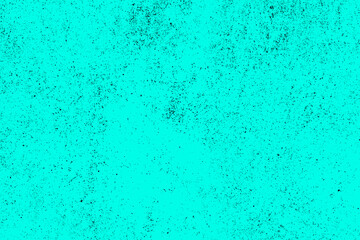 Scattered grunge textured cyan color metal sheet for texture background