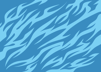 Fototapeta na wymiar Simple background with blue waves pattern