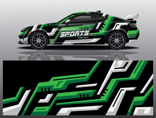 wrap car design template