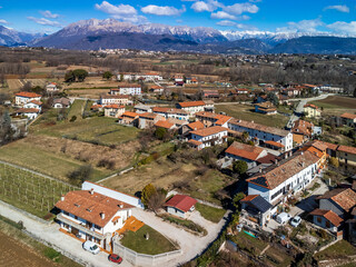 Ancient and picturesque village on the hills of Friuli. Conoglano di Cassacco