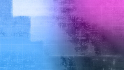 Abstract glitch art grid background image.