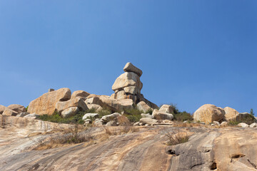 View of Avani Betta Trek Point, Avani, Kolar, Karnataka, India