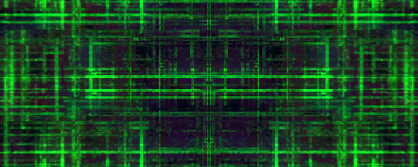 Abstract glitch art grid background image.