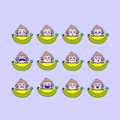 cute monkey emoticon
