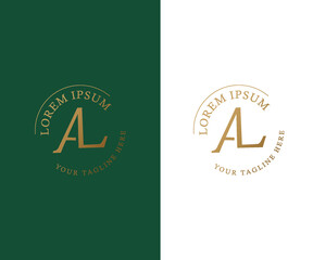 AL logo Design, AL wordmark