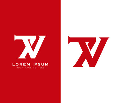 7V Letter wordmark logo Design, 7V vector 