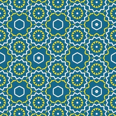 Beautiful pattern with geometric style inspired by arabian culture