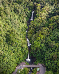 One of the most famous, La Paz waterfall.