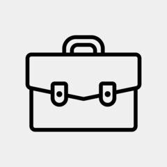 Bag icon in line style, use for website mobile app presentation