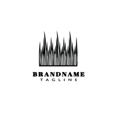 grass design logo template icon vector illustration