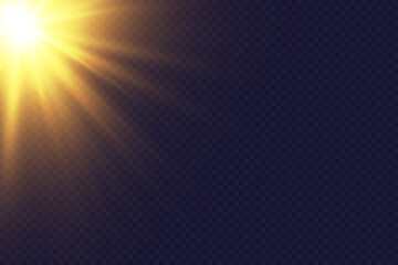 Bright light effects. Shiny stars.glare, explosion, sparkle, line, sun flare, spark and stars.