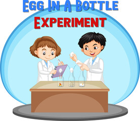 Egg in a bottle experiment